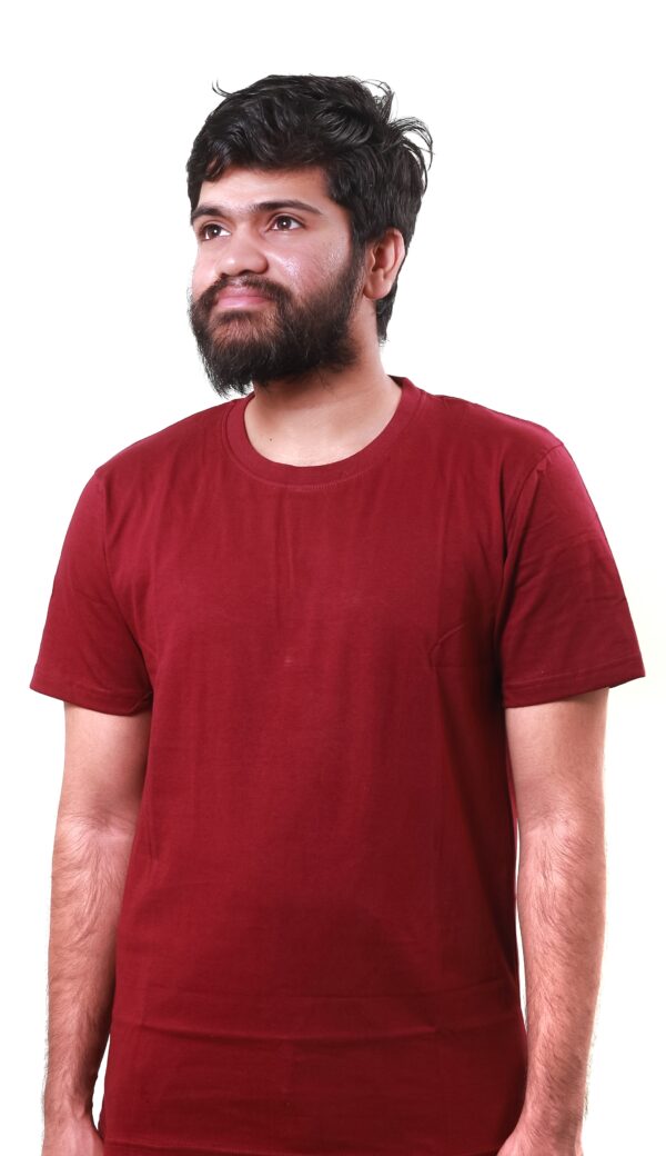 Maroon Plain T-Shirt